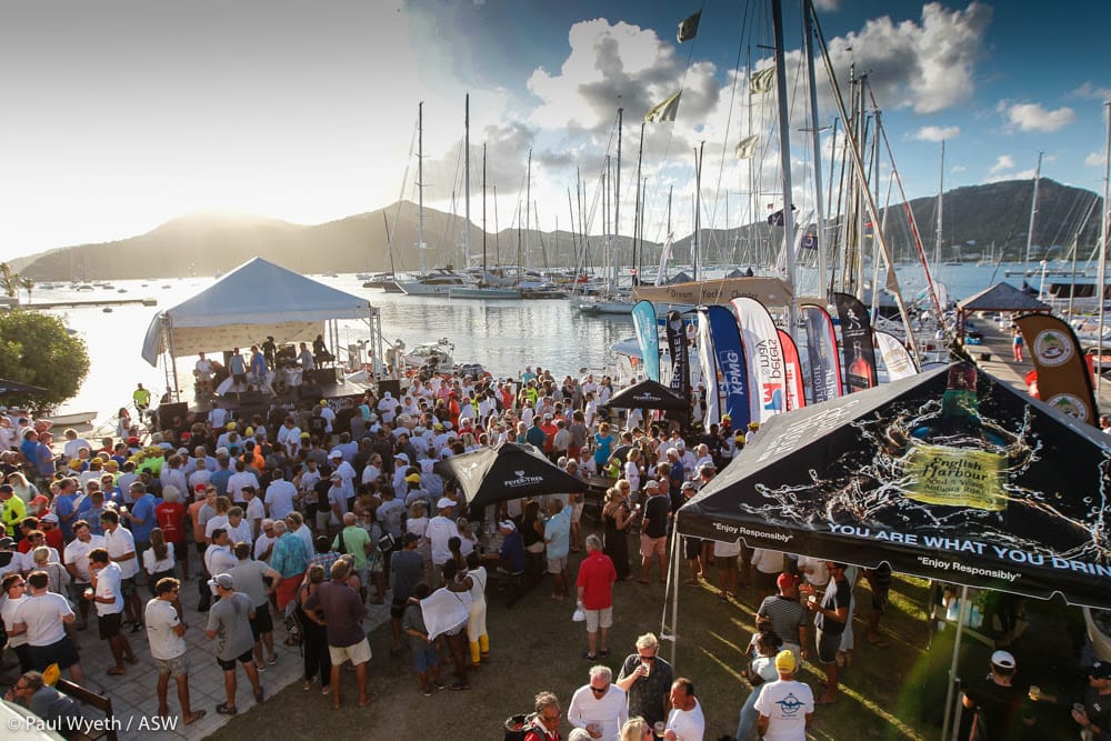 English Harbour Antigua Rum race day,prizegiving