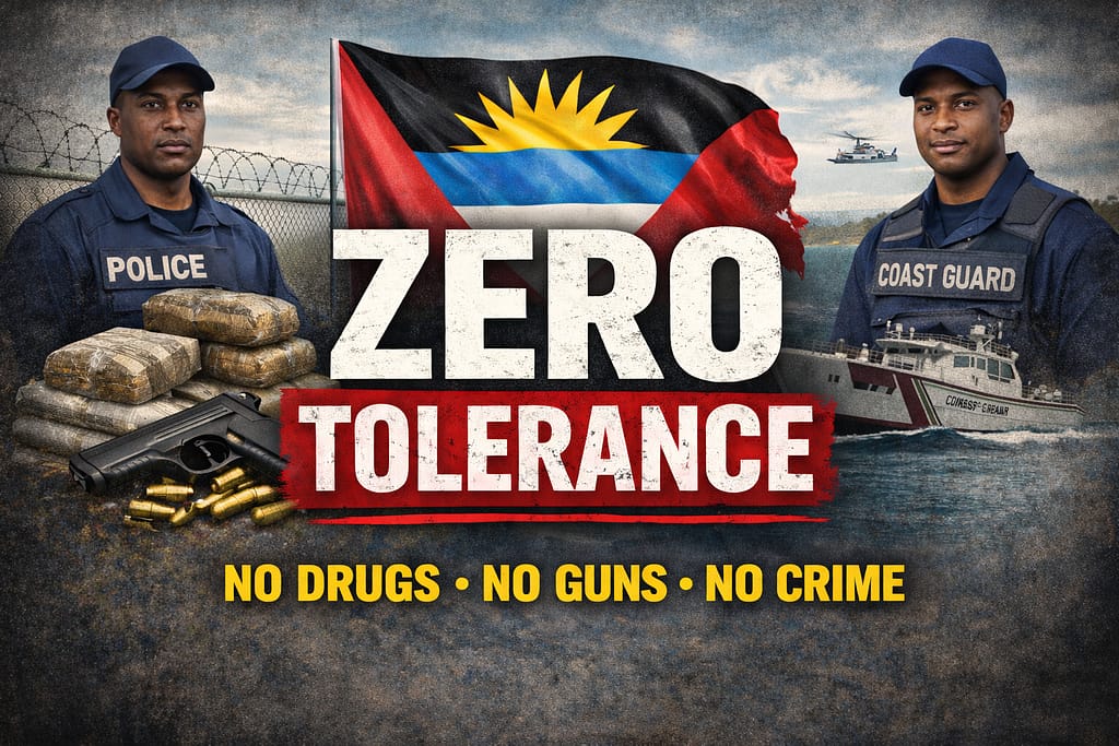 Antigua and Barbuda Reaffirms Zero Tolerance on Drugs, Guns, and Criminal Networks