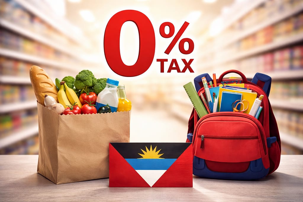 BREAKING: ABST Cut to Zero on Food and School Supplies on April 10th and 11th in Antigua and Barbuda