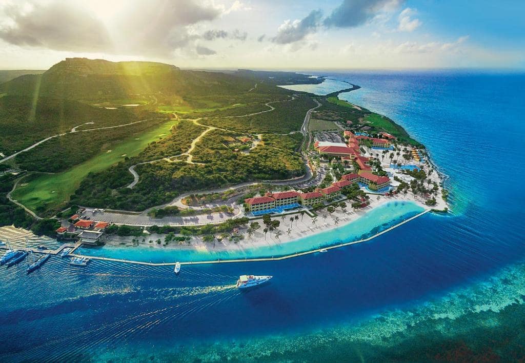 Aerial View of Sandals Royal Curacao