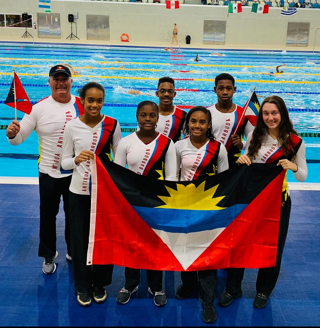 National Team at pool in Peru