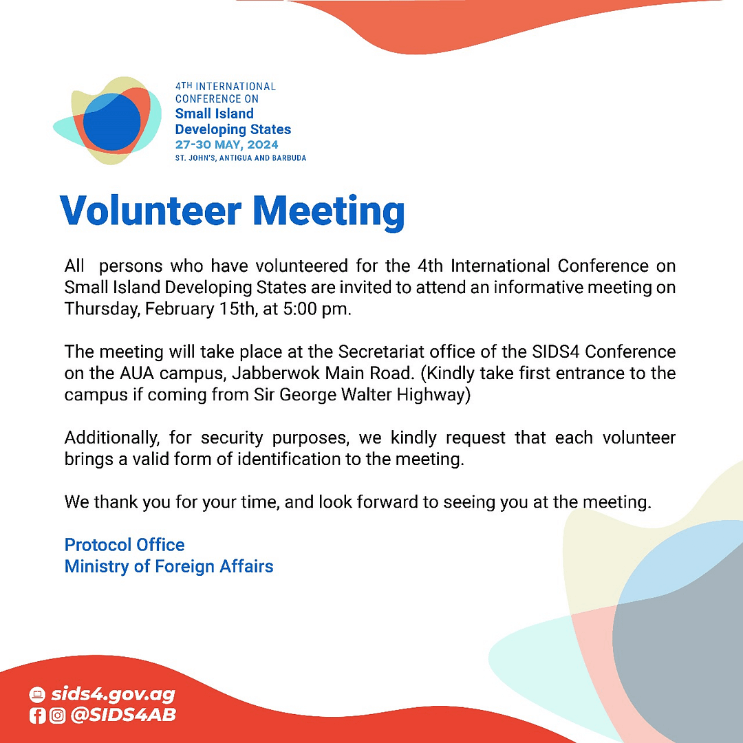 Volunteer meeting invite