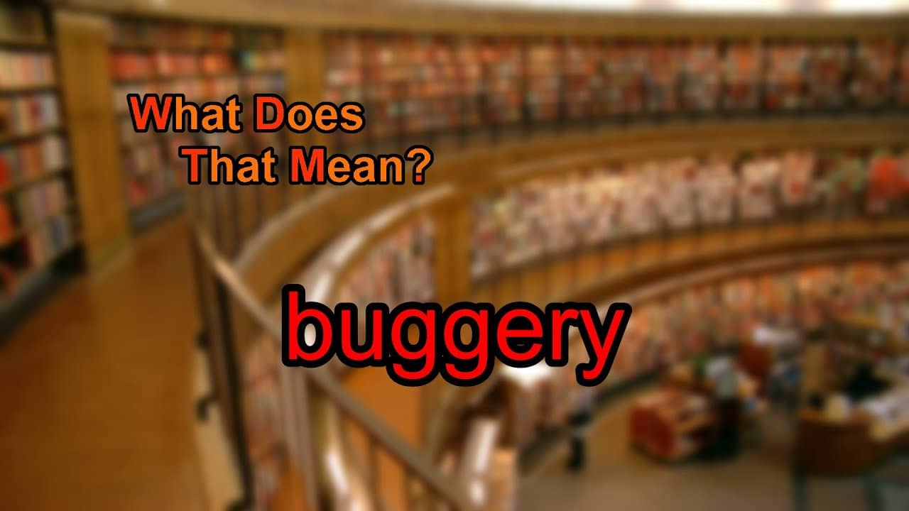 buggery
