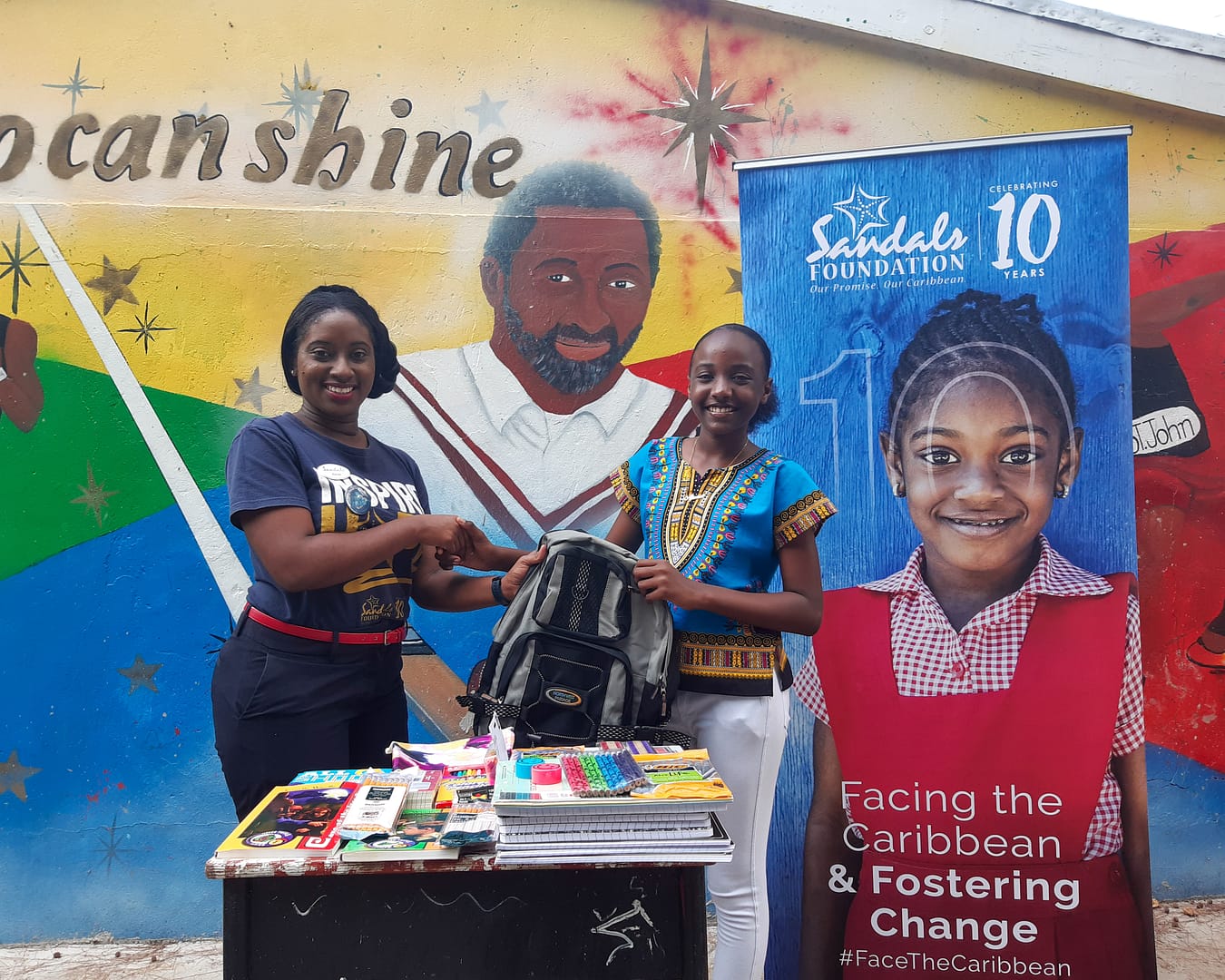 Ajanae Bleau Receives School Supplies