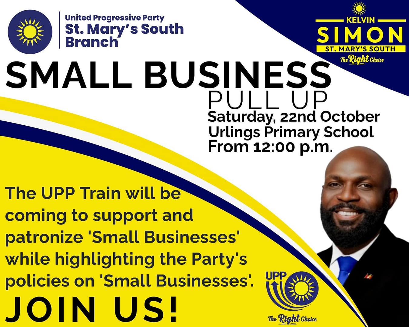 UPP Small Biz Pull-UP SMS 1
