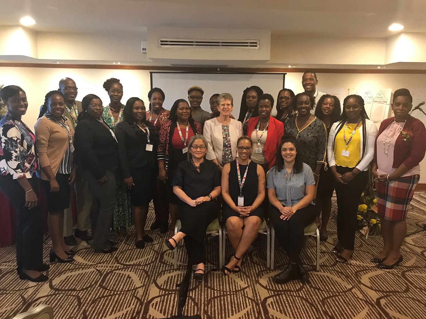 Regional Child Protection Officers who attended a safeguarding course in Barbados December 2019