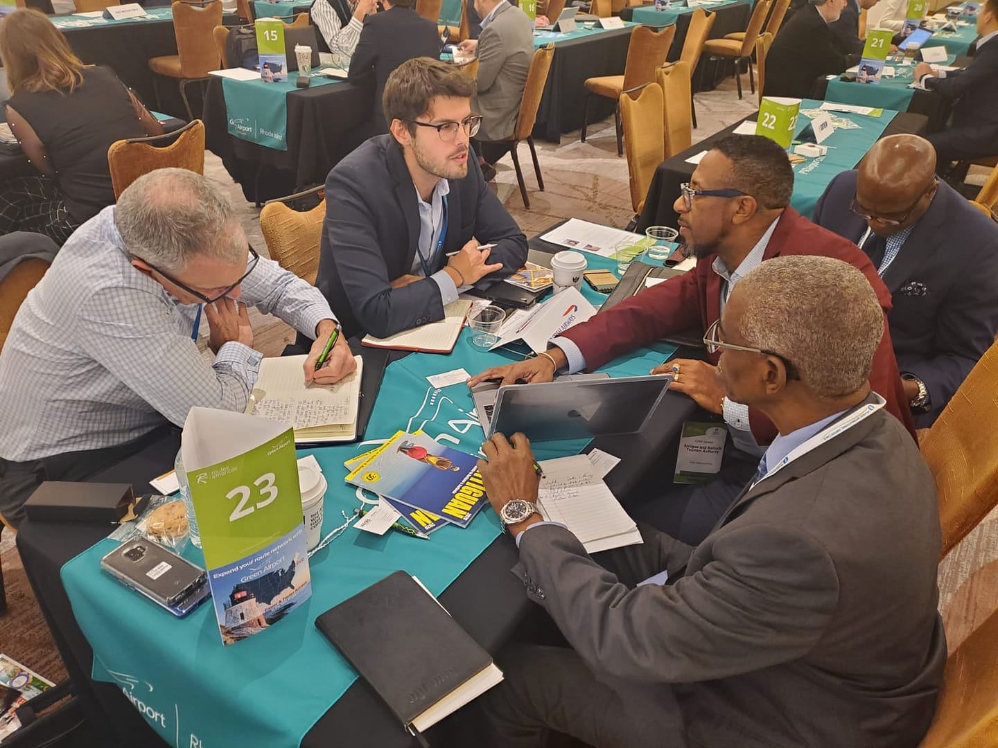 Antigua and Barbuda Tourism Authority CEO Colin C James led a delegation to Routes Americas 2020 held in Indiana (2)
