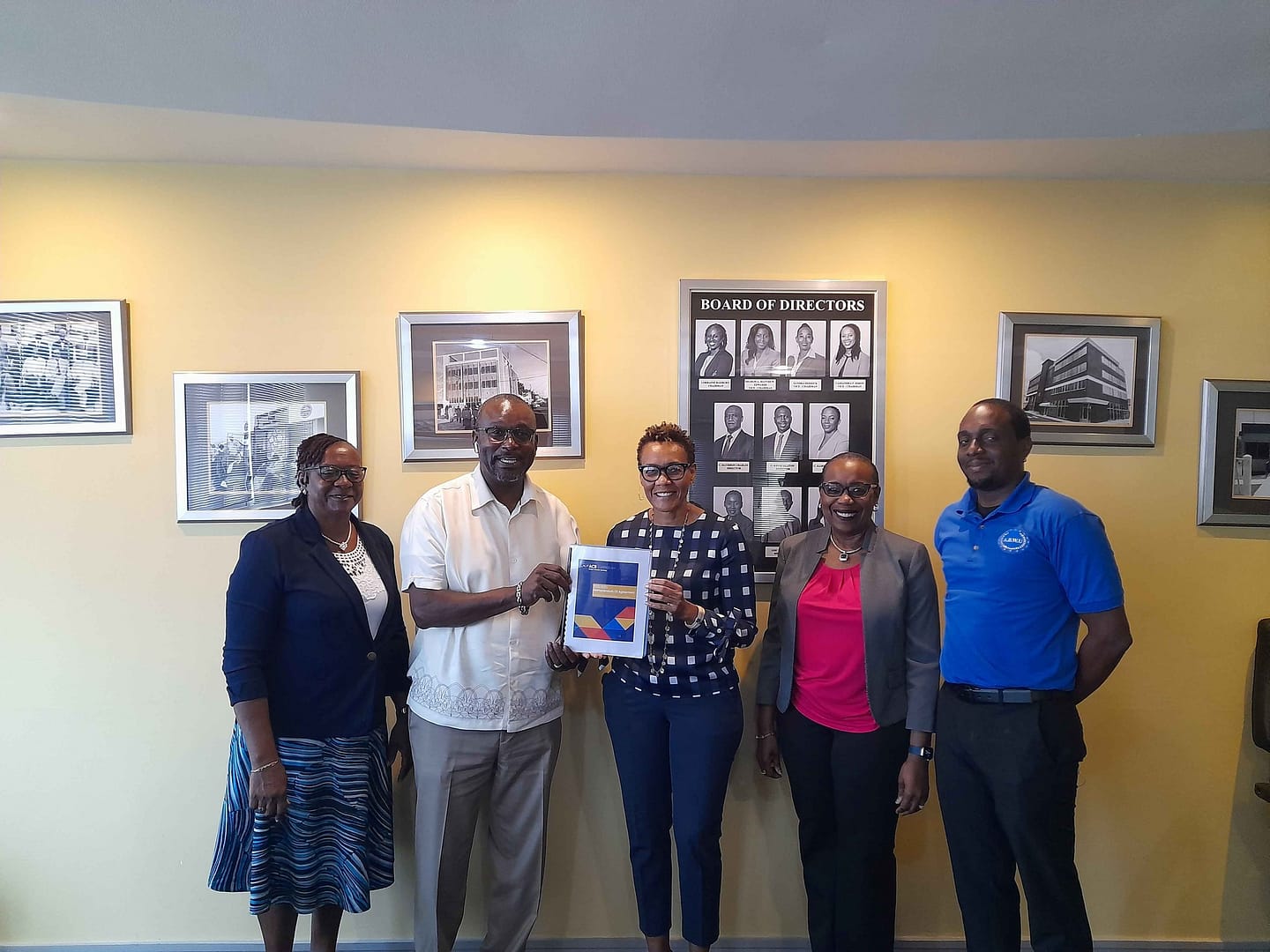Photo (L-R) Arlene Martin, David Massiah, Joanna Charles, Sherene Bird, Fernando Samuel