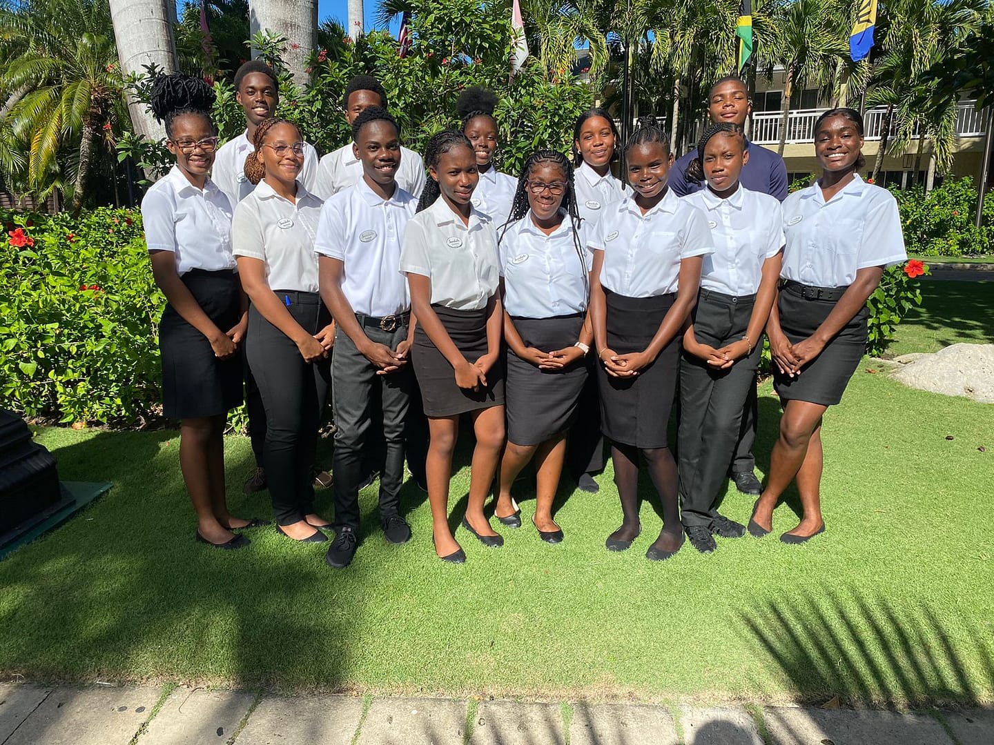OCS TRAINEES Participating students from Otto’s Comprehensive School.