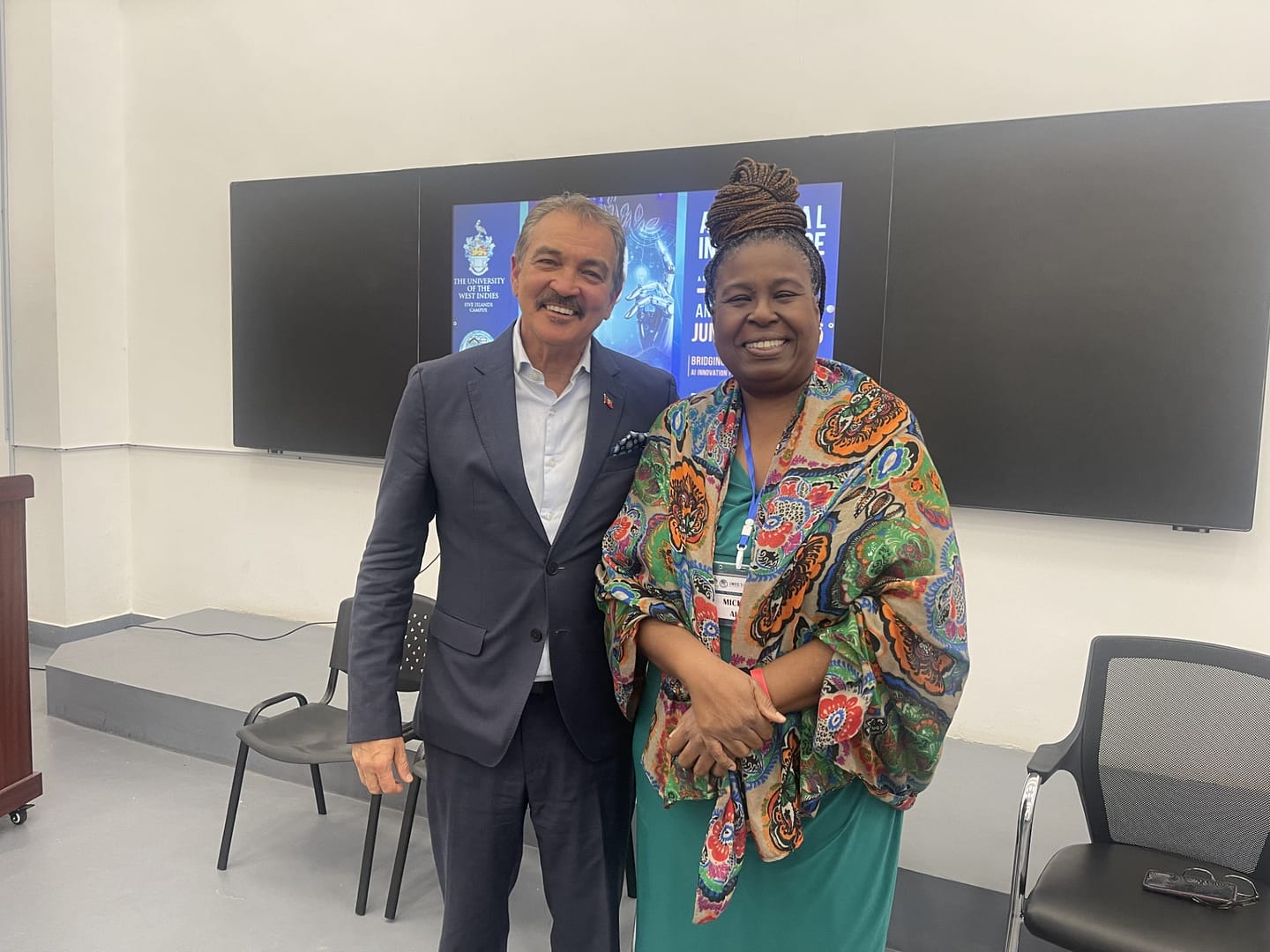 Minister Fernandez and Dr. M. Allen 2