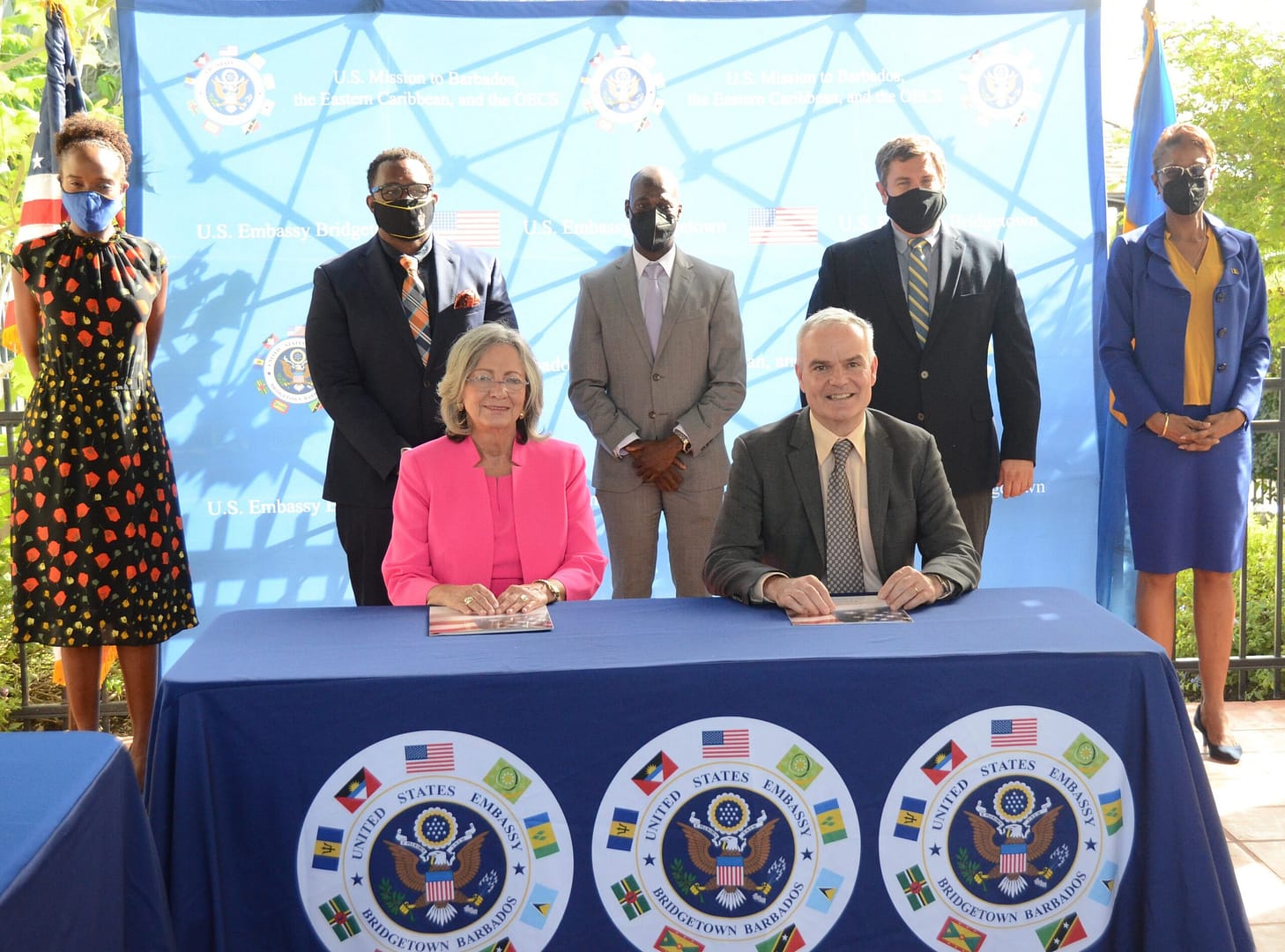 USEmbassyUWI Signing Ceremony