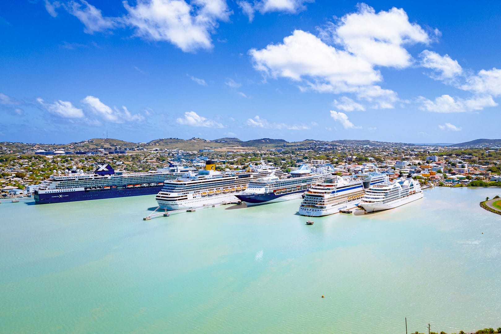 Aerial Shots of Vessels