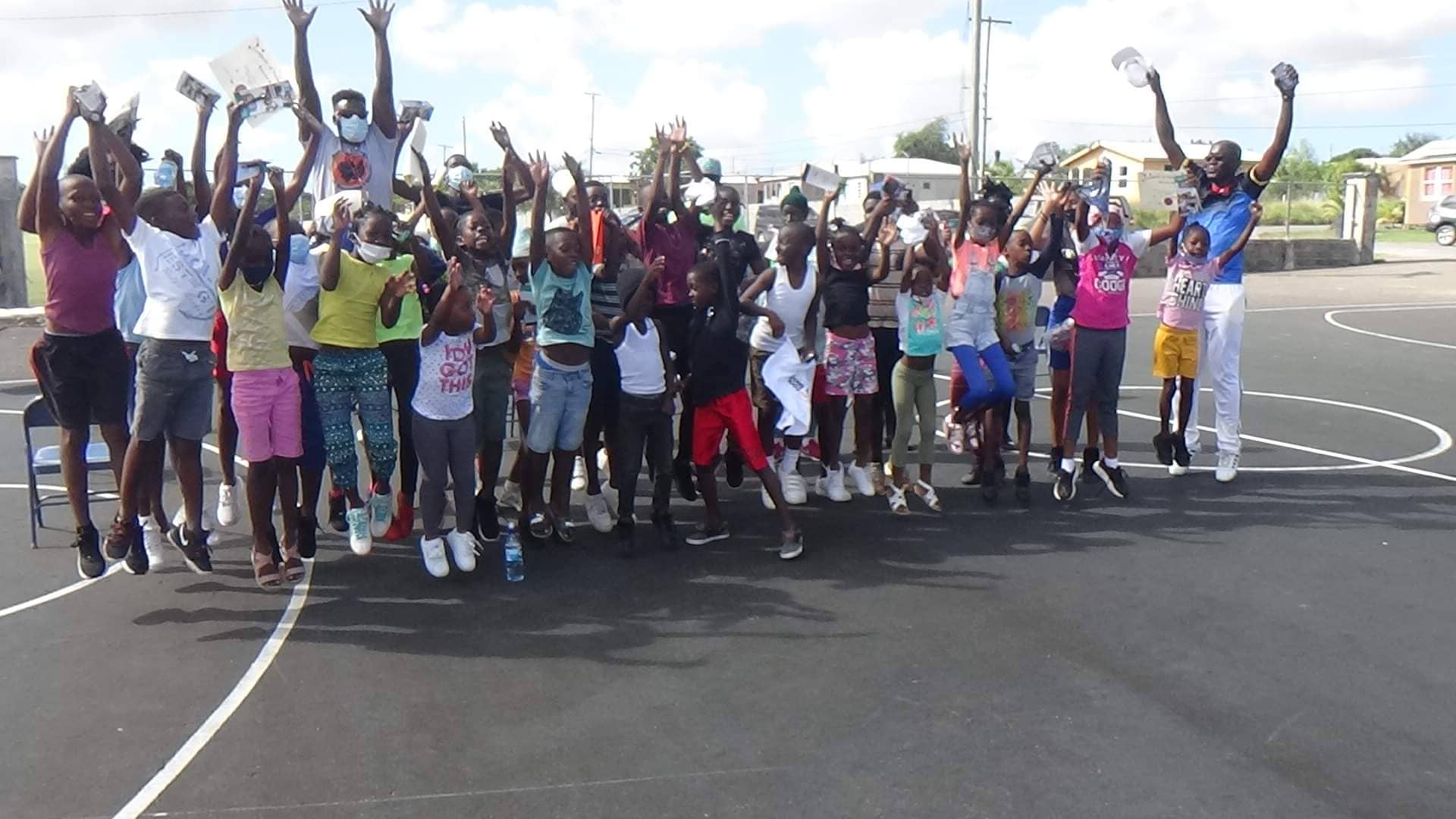 Participants celebrate