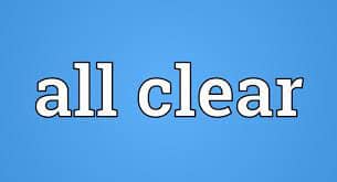 all clear
