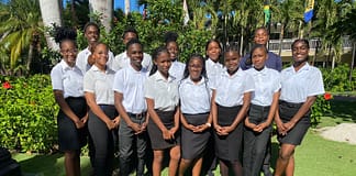 Participating students from Otto’s Comprehensive School.