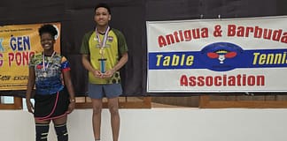 Simmons Captures a Double at Pre-Independence Table Tennis Open