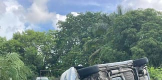 Driver Escapes Serious Injury After Honda Fit Crashes on Jonas Road