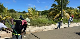 Road Rehabilitation Underway on long stretch of road in Bathlodge