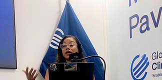 Ambassador Ruleta Camacho-Thomas Champions Caribbean Voices on Climate Mobility and Loss and Damage at COP30 in Brazil