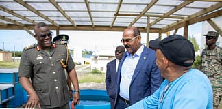 PM Gaston Browne and Sir Rodney Williams tour ABDF hydroponics project and CHOGM planning