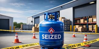 Propane Gas Cylinders Seized During Police Operations