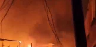WATCH: Major Fire Destroys several buildings in Dominica’s capital, Roseau