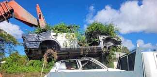 Rural East Derelict Vehicle Cleanup Enters Another Day