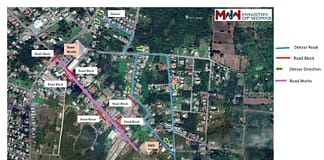 Roadworks Resume Along All Saints Road with Overnight Closures and Detours