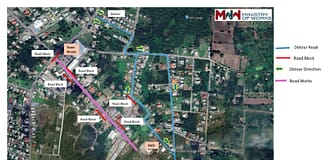 Overnight Road Closures Set as All Saints Road Works Resume Between Townhouse Megastore and FADI Building Supplies