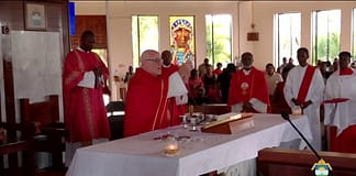Bishop Robert Llanos Calls Faithful to Personal Encounter with Christ During Good Friday Liturgy