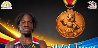 Maliek Francis wins bronze in U20 javelin at CARIFTA Games