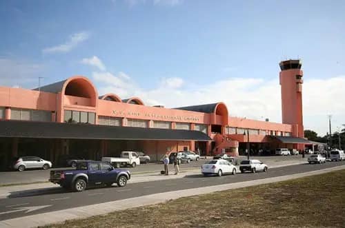 old vc bird airport terminal