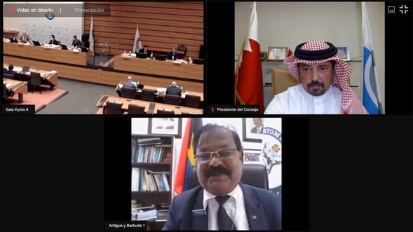 Mr. Boddu participating in WCO meeting