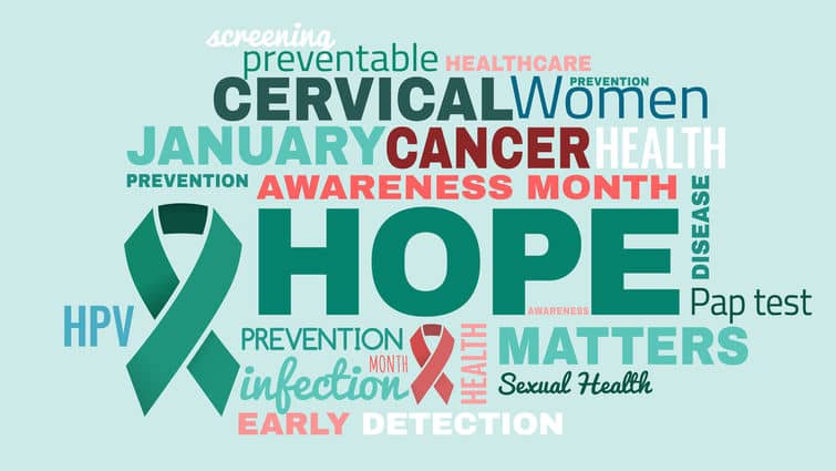 Cervical cancer concept