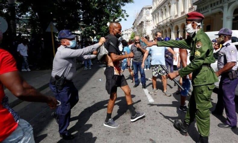 cuba protest