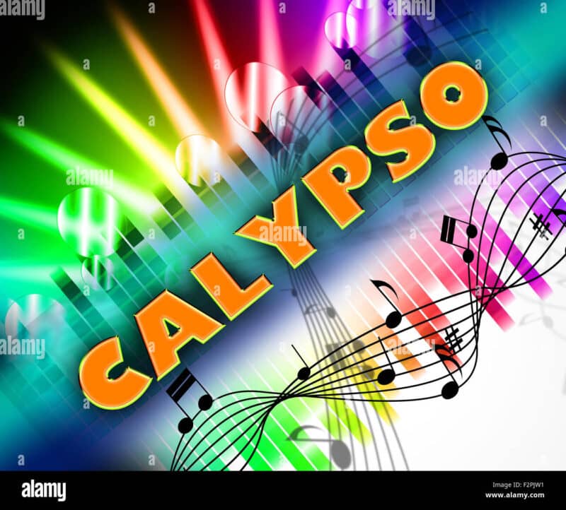 calypso-music-representing-west-indies-and-song-F2PJW1