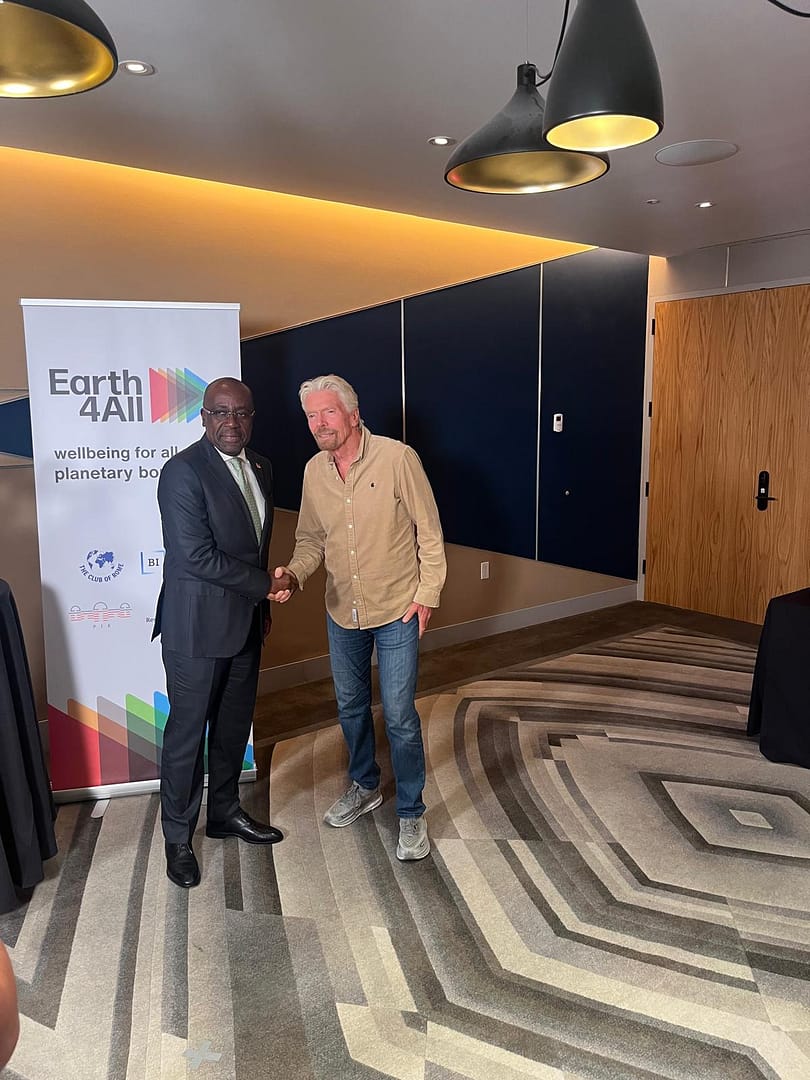 Minister Greene and Sir Richard Branson