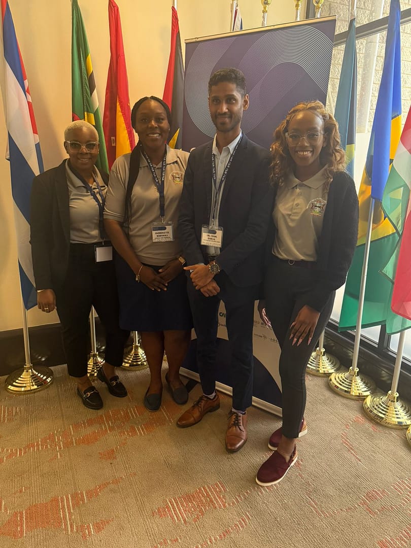 MICTUE Staff with Dr. Craig Ramlal - Exec. Dir. Artificial Intelligence Innovation Centre (AIIC) at UWI St. Augustine, Trinidad & Tobago
