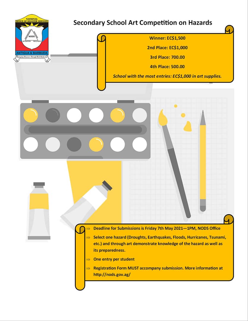 school art competition flyer