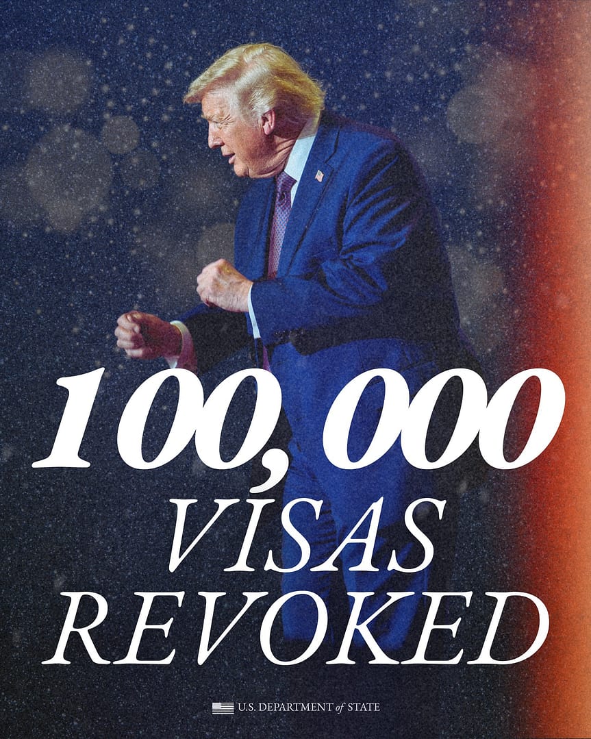 TRUMP VISA REVOKED