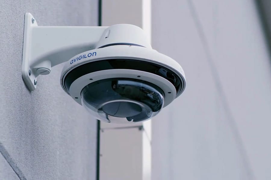 CCTV or surveillance operating in office building