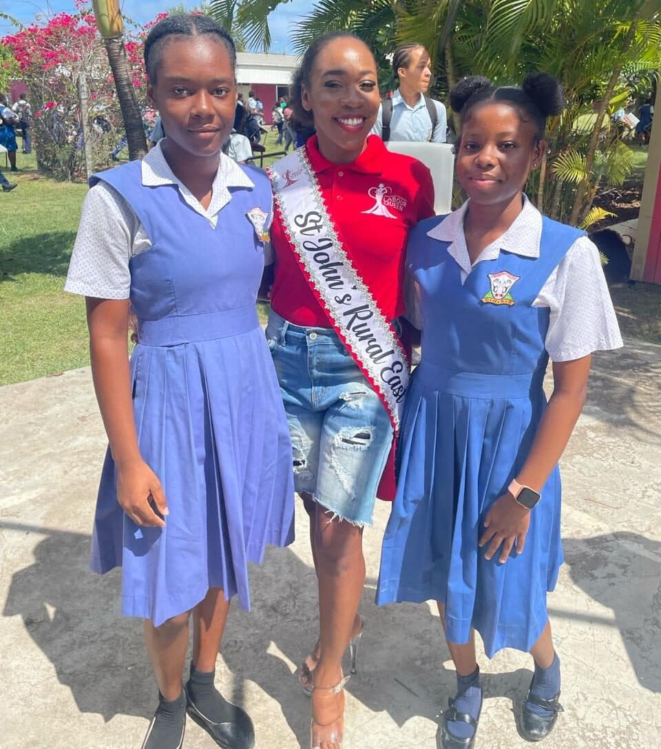 Miss St. John’s Rural East, Tia James, Gives Back to Clare Hall Secondary with Climate-Resilient and Multimedia Enhancements