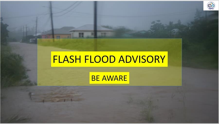 Flash Flood Advisory Issued for Antigua