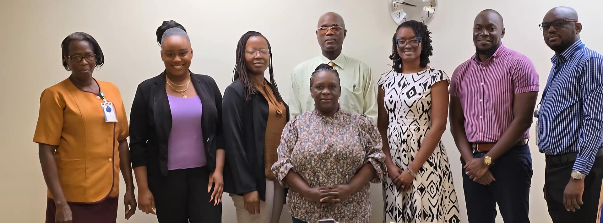 Permanent Secretary O’Keiffe meets Management of the Sir Lester Bird Medical Centre