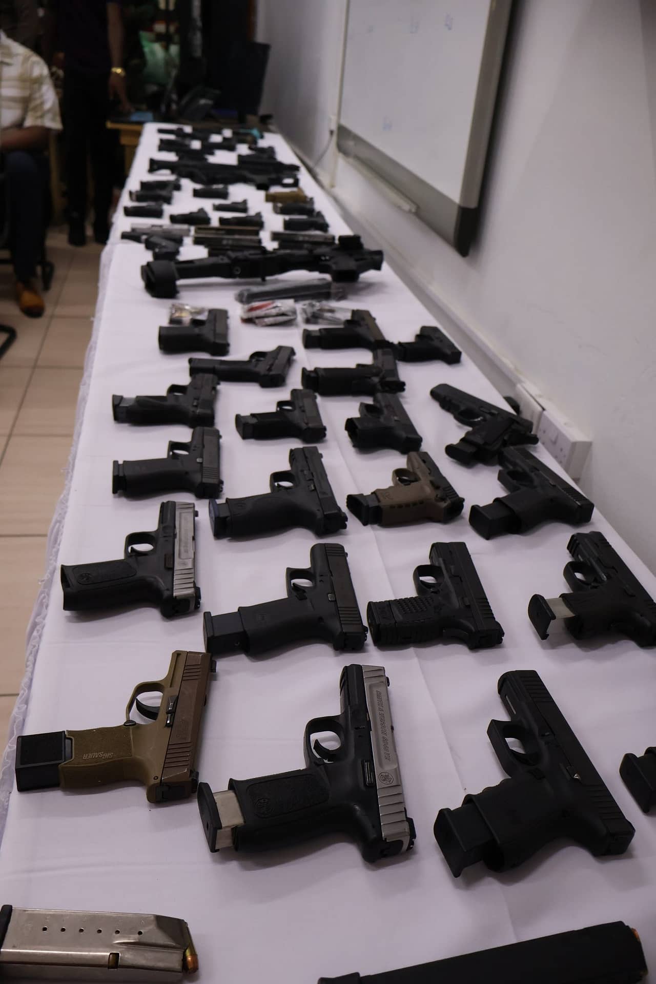 Over 50 guns seized in Dominica since January
