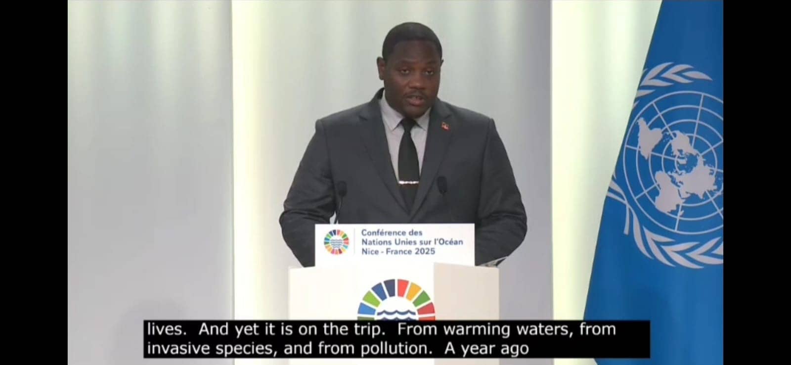 Antigua and Barbuda Urges Global Action at UN Ocean Conference 2025