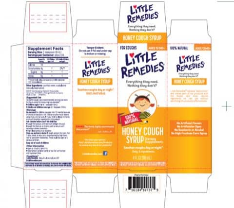 Recalled Little Remedies® Honey Cough Syrup present on Antigua market