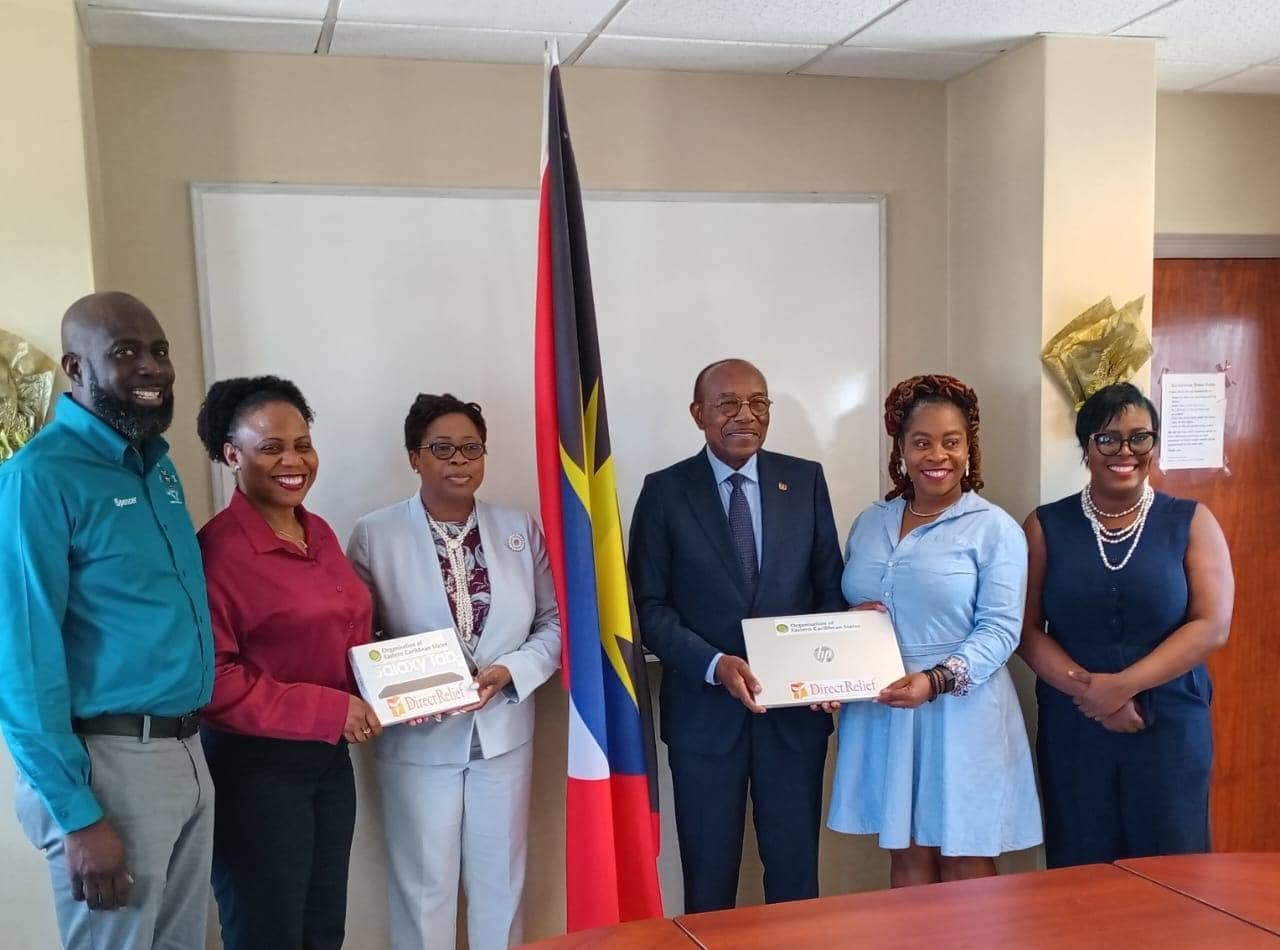 OECS Donates Vehicles and IT Equipment to Antigua and Barbuda