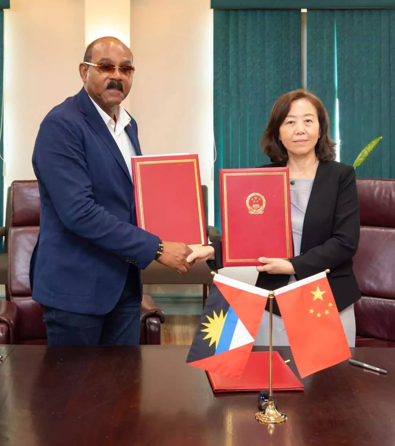 Antigua and China Sign $14m Grant Deal, Launch Blue Economy Study
