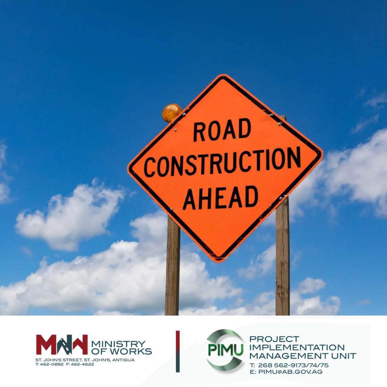 NOTICE:Single lane traffic